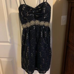 Mid thigh cocktail homecoming dress